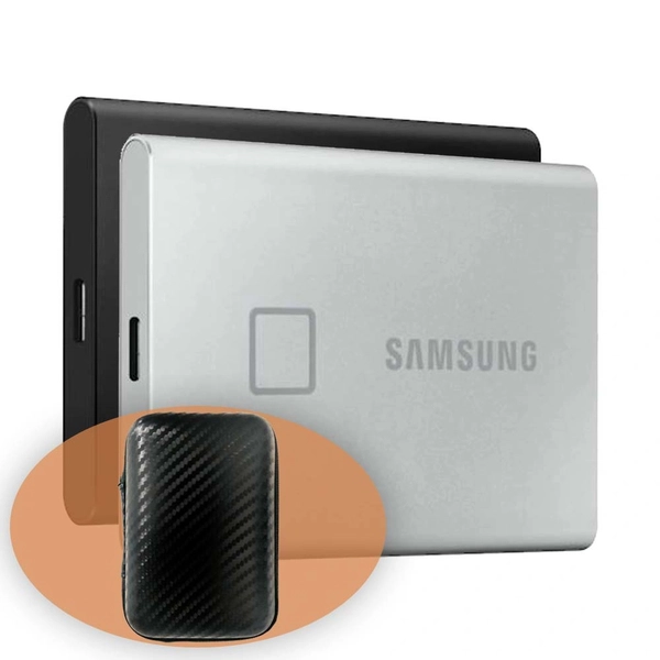 Ổ cứng di động 2TB External SSD Samsung T7 Touch USB 3.2 Gen 2 MU-PC2T0