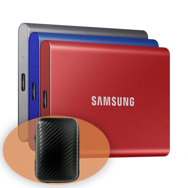 Ổ cứng di động 2TB External SSD Samsung T7 USB 3.2 Gen 2 MU-PC2T0