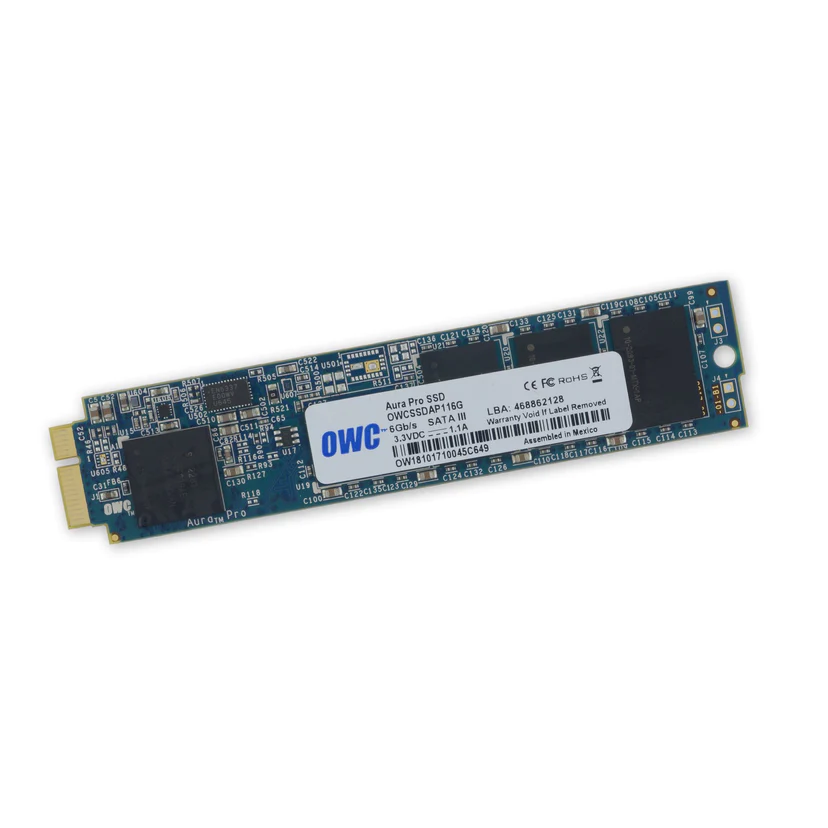 OWC Aura Pro SSD for MacBook Air 11in and 13in (Late 2010-Mid 2011)